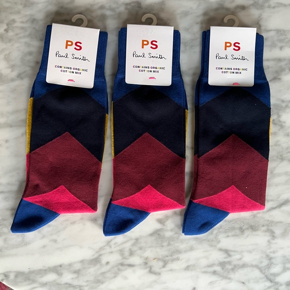 NWT Paul Smith set of 3 socks - Picture 2 of 5